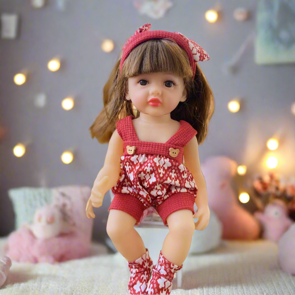 NestyFox 33 cm Realistic Silicone Baby Doll