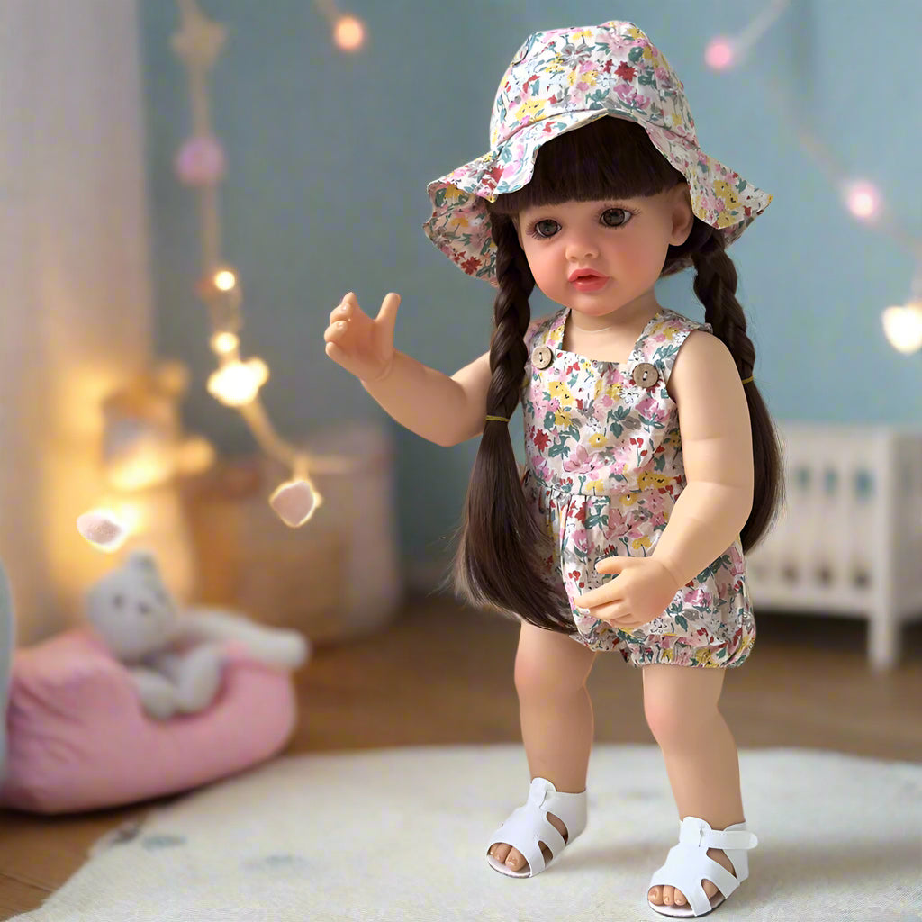 NestyFox 55 cm Realistic Silicone Baby Doll
