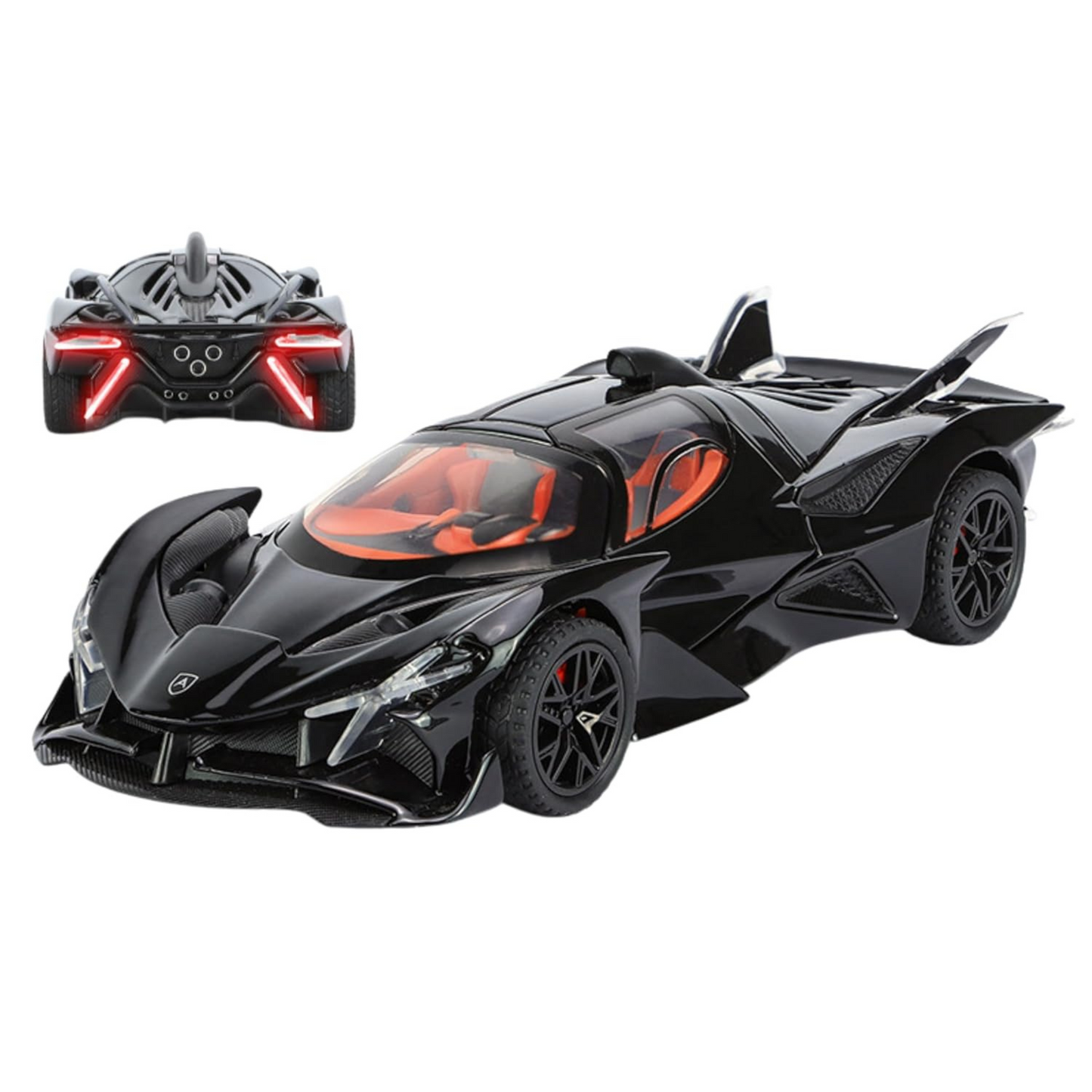 NestyFox Apollo Evo Super Car - 1:32 Scale Die-Cast Model with Light & Sound Effects