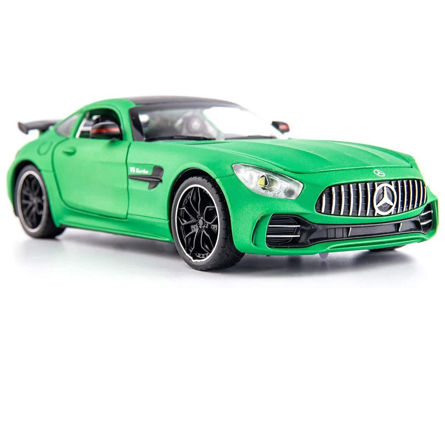 NestyFox Mercedes-Benz AMG GTR Die-Cast Model Car, 1:32 Scale, Pull-Back Action with Lights and Sound