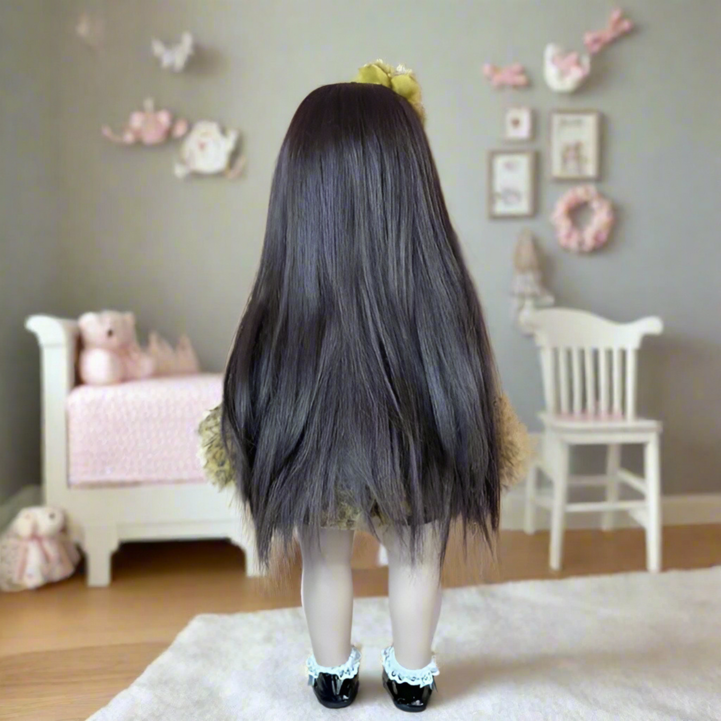 NestyFox Realistic Silicone Baby Doll – Lifelike Reborn Doll with Dress & Accessories