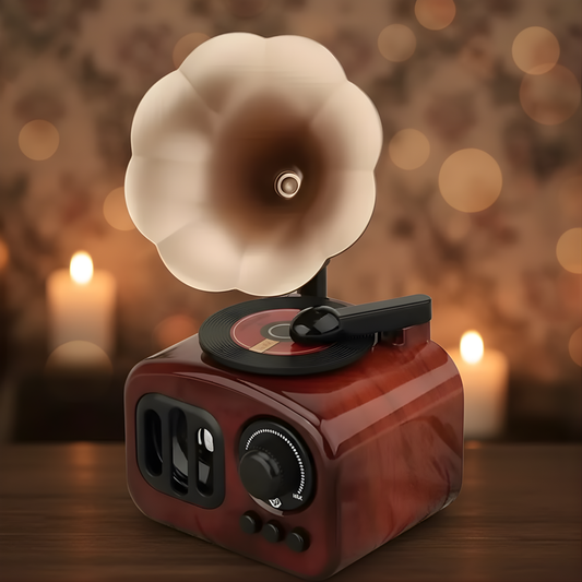 Retro Phonograph Music Box - Vintage Charm Meets Modern Elegance
