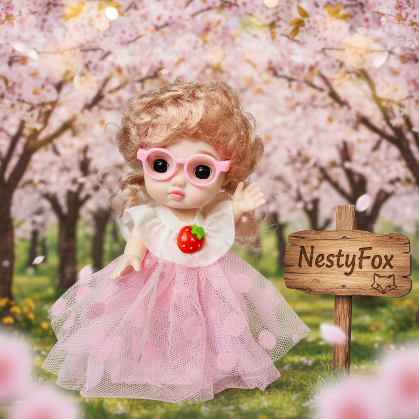 NestyFox Fashion Doll 16 CM for Girls