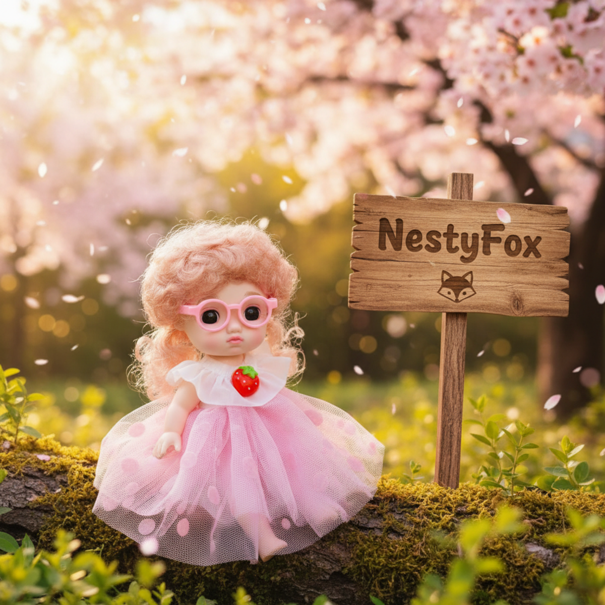 NestyFox Fashion Doll 16 CM for Girls