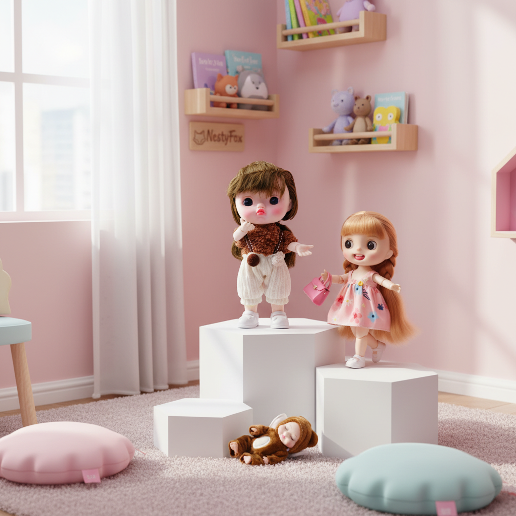 Premium Mini Doll - 22cm Collectible Toy for Kids Ages 3+