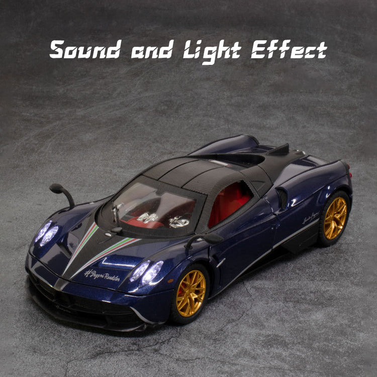 Pagani Huayra Dinastia 1:32 Pull Back Toy Car for Kids - Boys & Girls Gift (Purple)