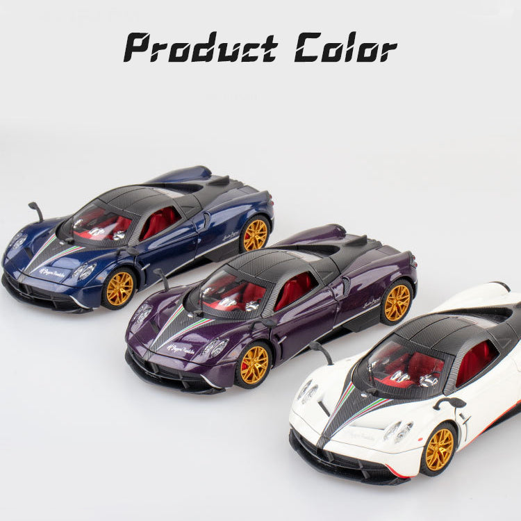 Pagani Huayra Dinastia 1:32 Pull Back Toy Car for Kids - Boys & Girls Gift (Purple)