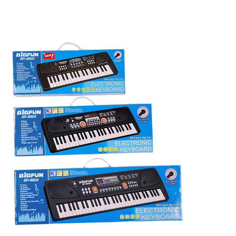 Piano - 37 Keys Musical Electronic Keyboard with Microphone & USB Power Cord