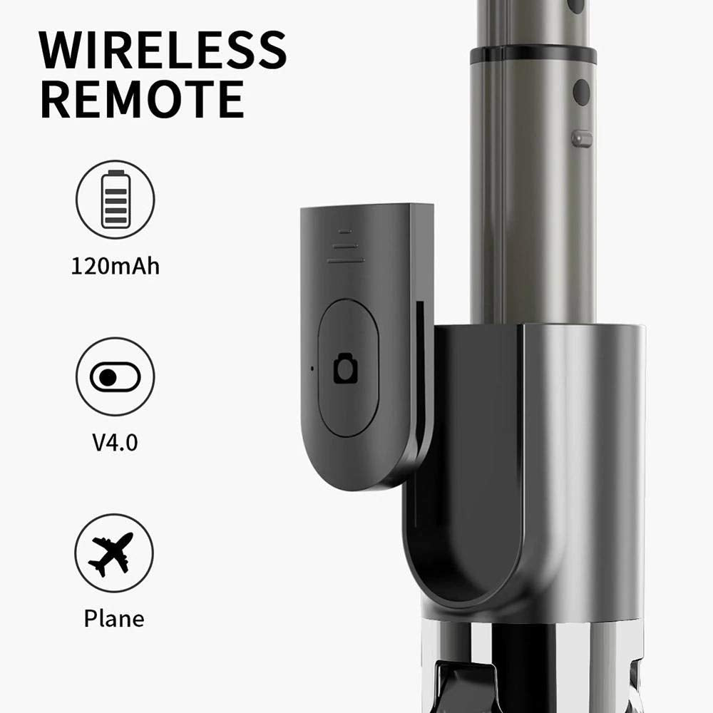 Q08 Foldable Handheld Gimbal 1-Aixs Stabilizer Stick with Bluetooth Wireless Remote