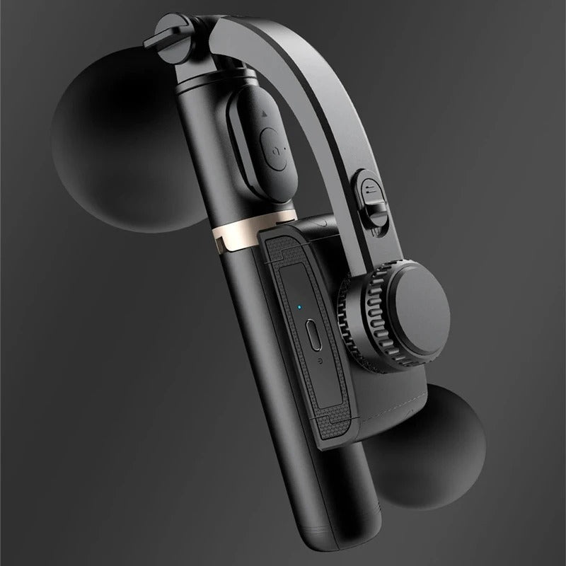 Q08 Foldable Handheld Gimbal 1-Aixs Stabilizer Stick with Bluetooth Wireless Remote