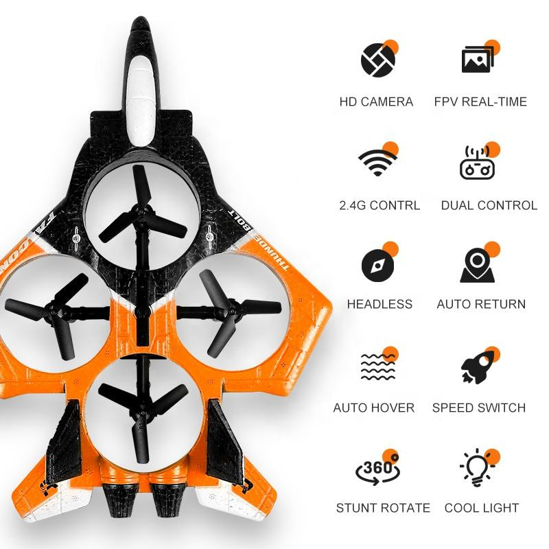 RC Combat Aircraft with 2.4 GHz Remote Control
