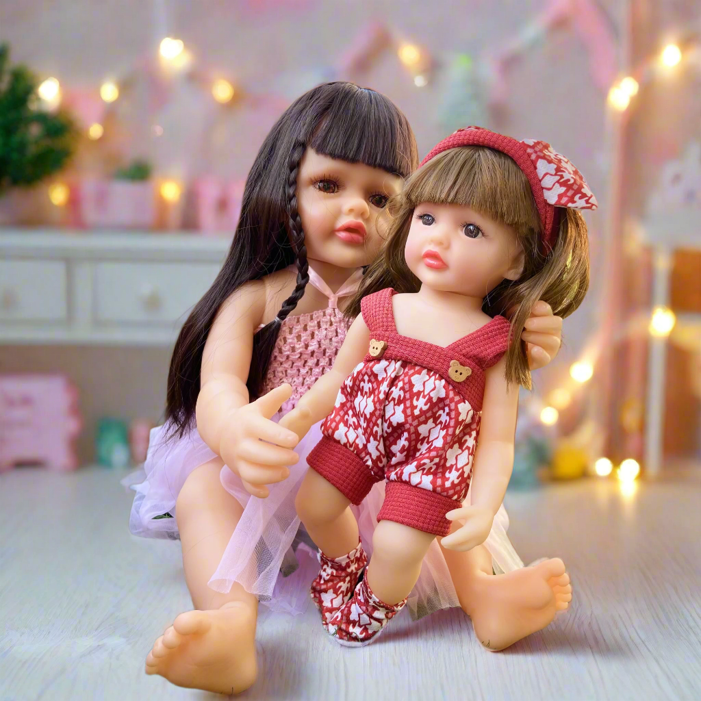 NestyFox 33 cm Realistic Silicone Baby Doll