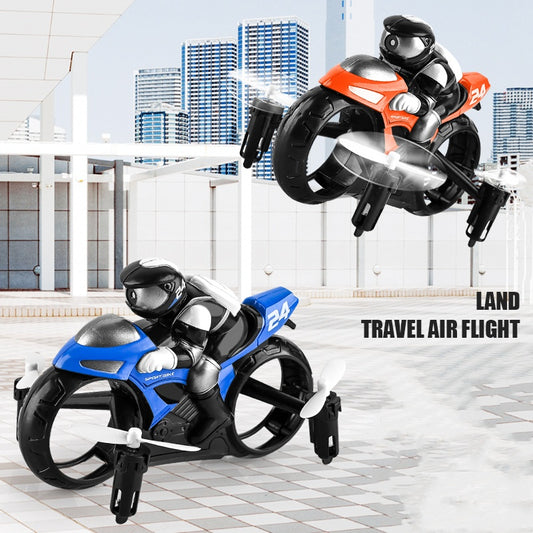 Remote Control Motorcycle Speed Land and Air Drift