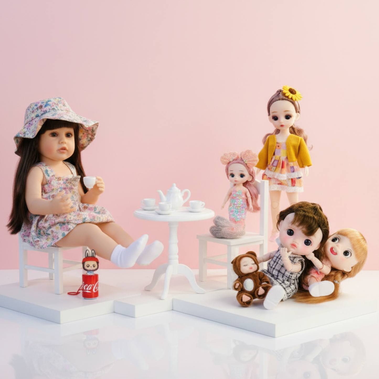 53 cm Premium Silicone Baby Doll Mega Bundle with Accessories - 0 Piece Mega Set
