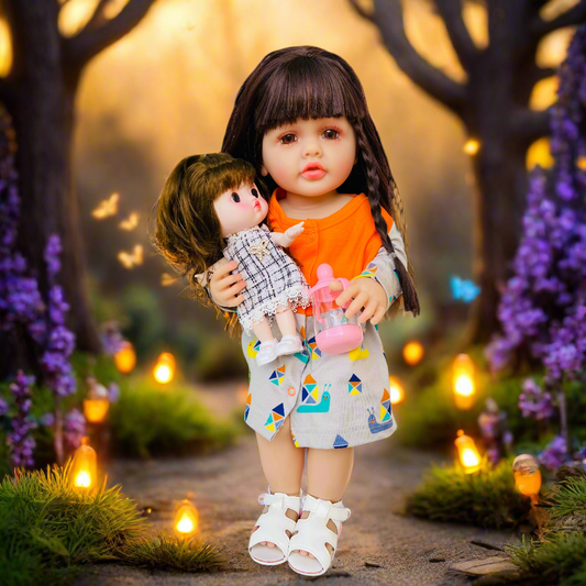Kiki & Coco Realistic 55 cm Silicone Doll Combo for Girls