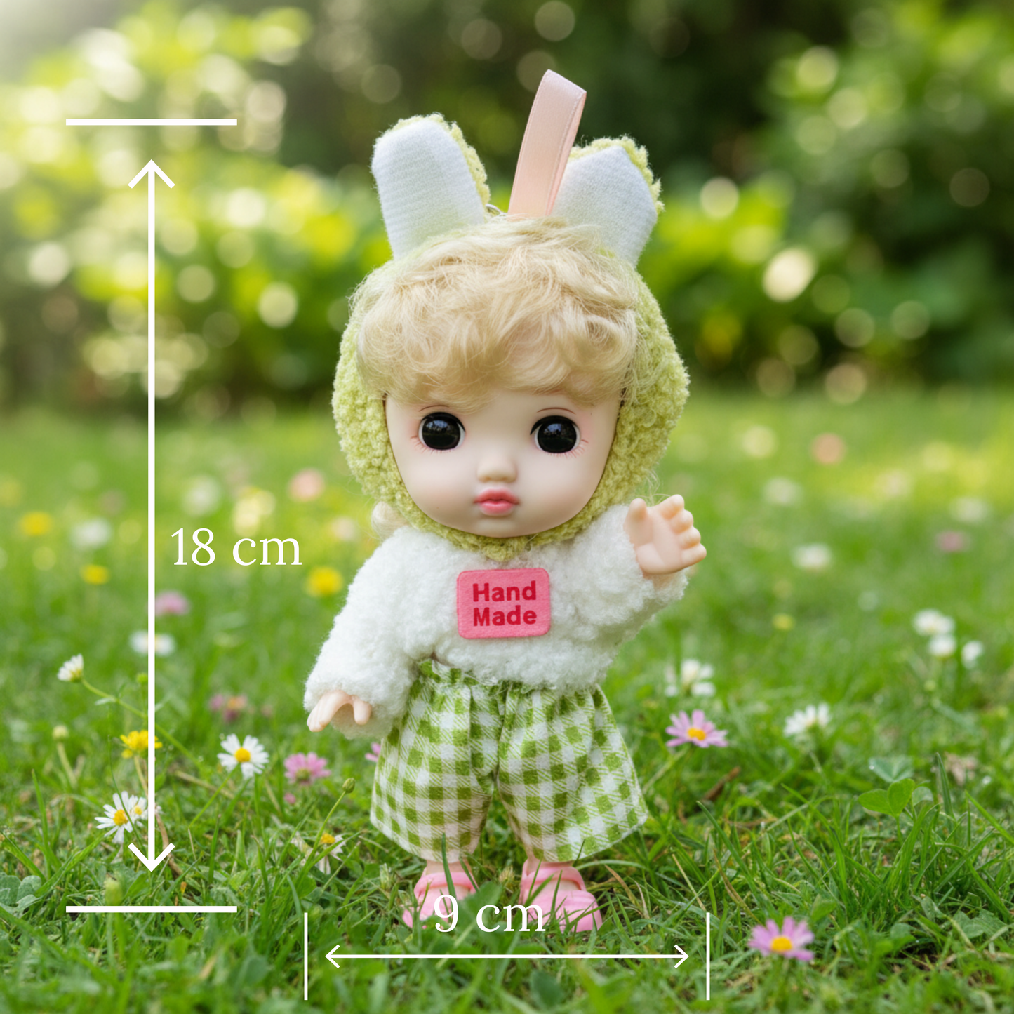NestyFox 55 cm Realistic Silicone Baby Doll – Lifelike Reborn Doll with Dress & Accessories