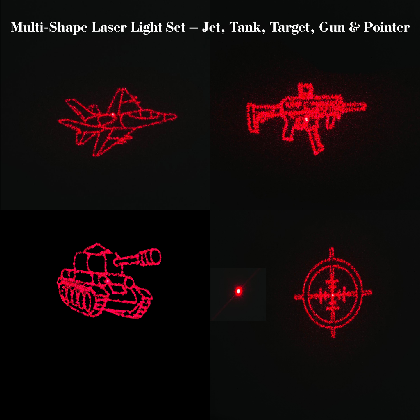 Rechargeable Superhero & Military Grenade Laser Pointer Combo