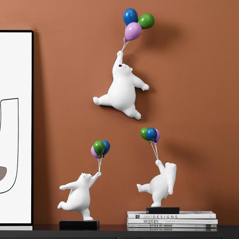 Flying Balloon Polar Bear