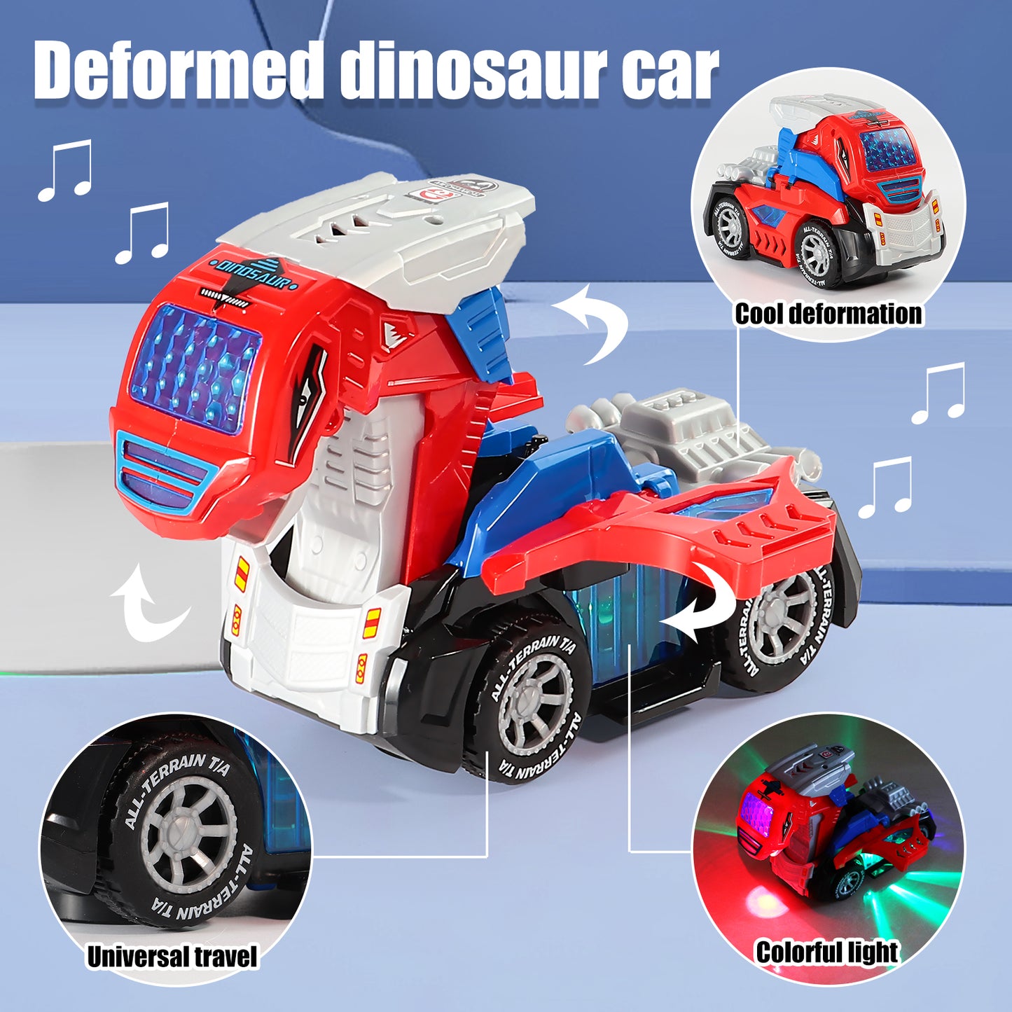 Transforming Dinosaur Car Toys