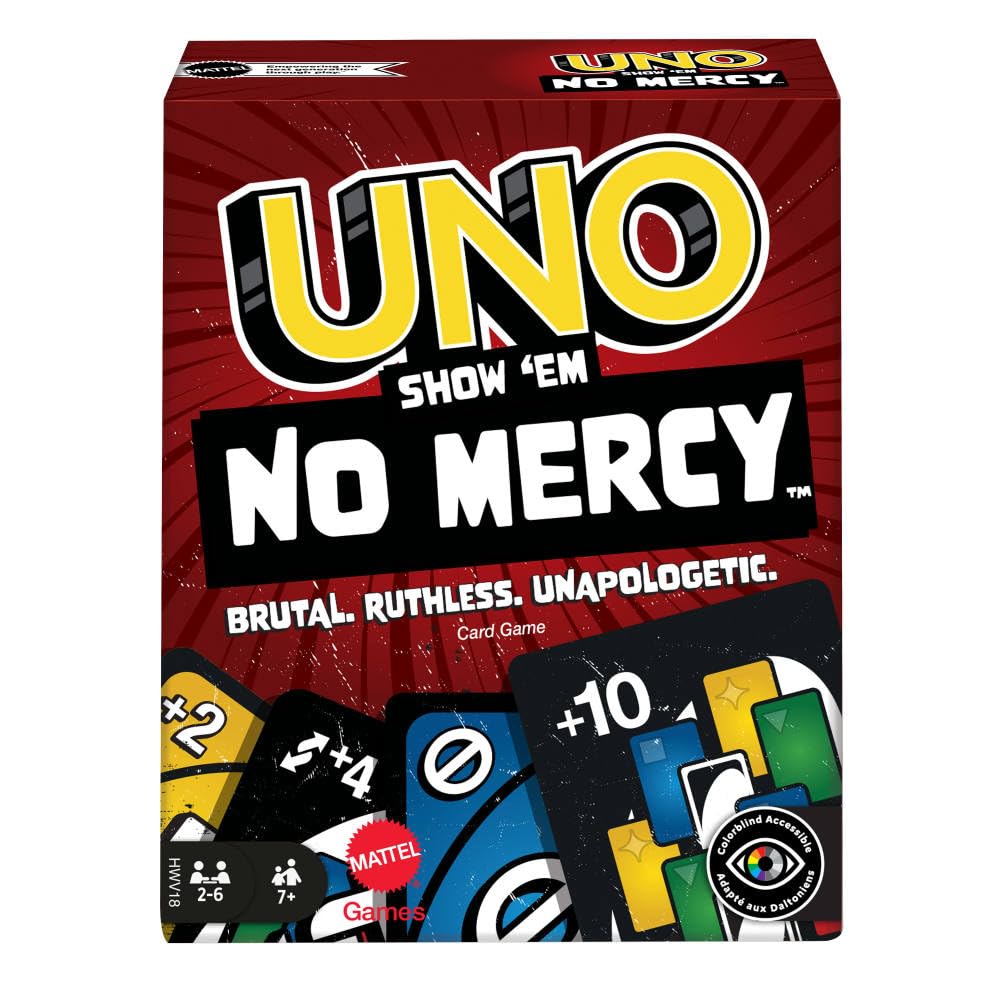 UNO No Mercy Cards - Brutal Ruthless Card Game