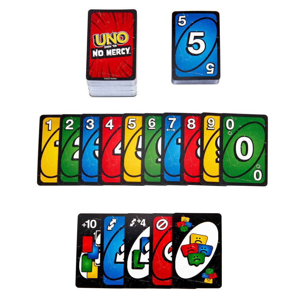 UNO No Mercy Cards - Brutal Ruthless Card Game