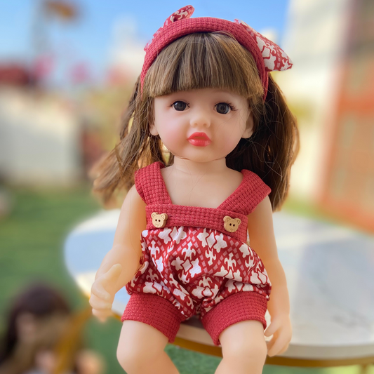 NestyFox 33 cm Realistic Silicone Baby Doll