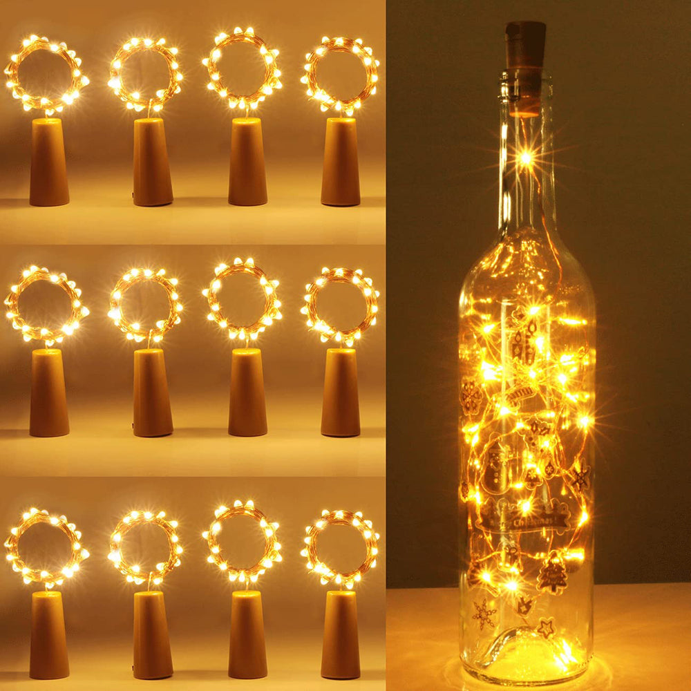 Warm White Cork LED For Decoration (Pack Of 10)