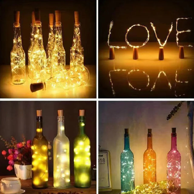 Warm White Cork LED For Decoration (Pack Of 10)