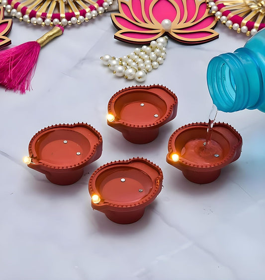 Water Sensor LED Diya (Pack Of 12)
