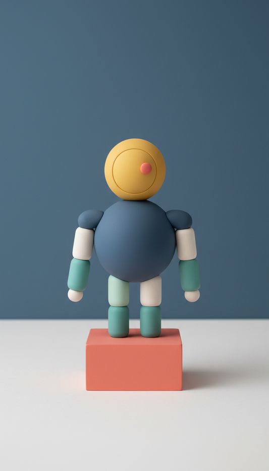 Collectible Art Doll with Hand-Painted Details