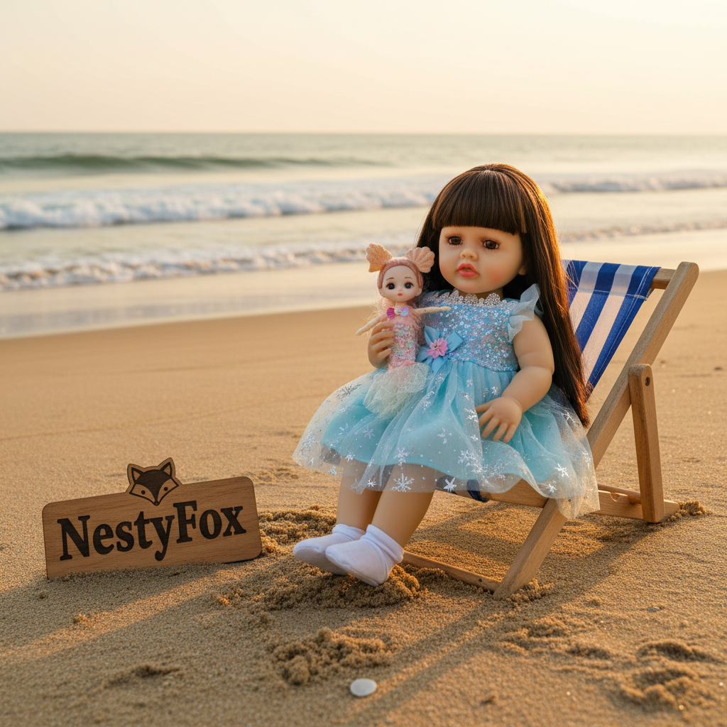 Beach Lounger with NestyFox - Golden Hour