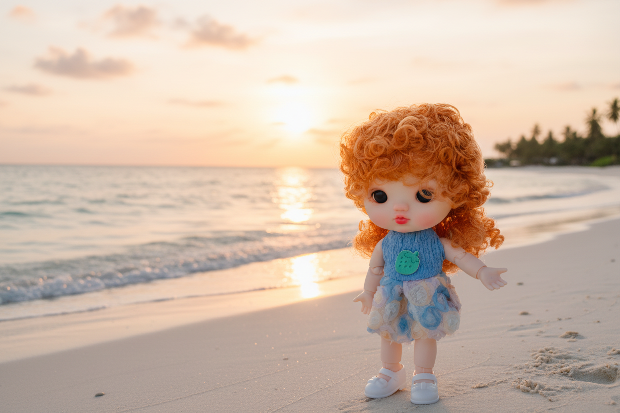 CoCo Blue Dress Beach