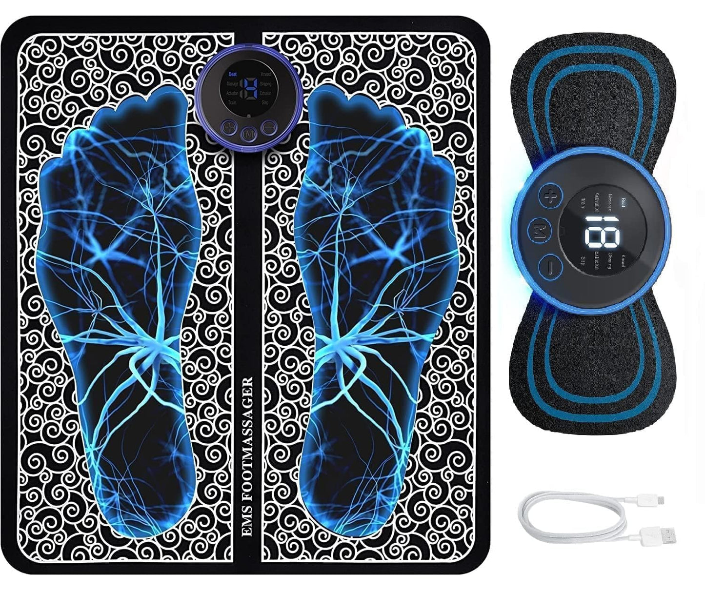 Foot Massager With Mini Body Massager