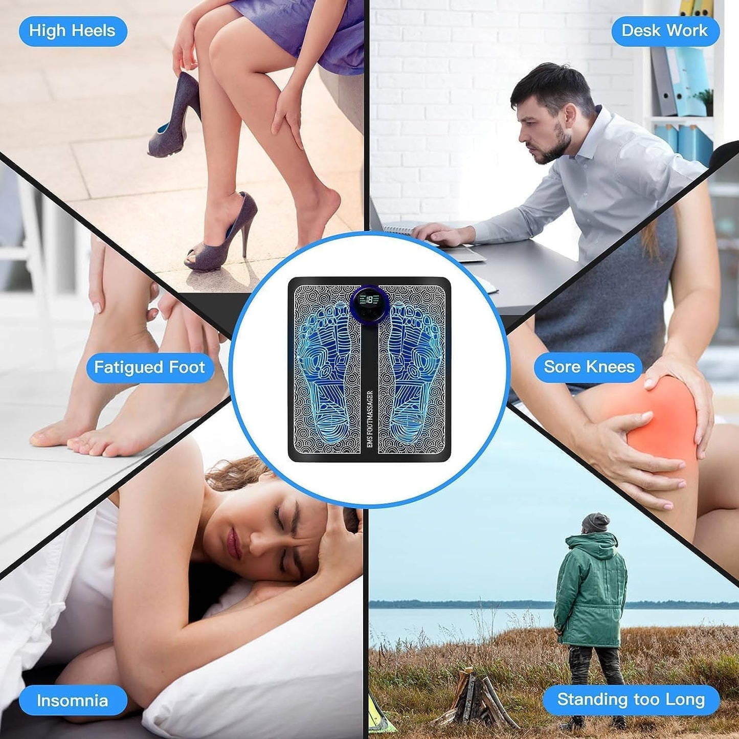 Foot Massager With Mini Body Massager