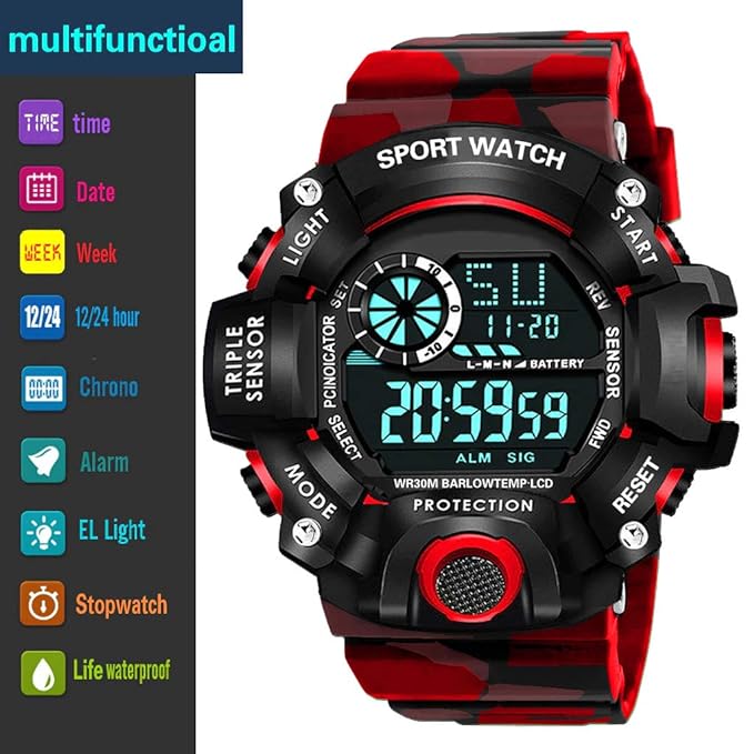 Digital Sports Watch for Men & Boys - Dehradun Deals HubDigital Watch