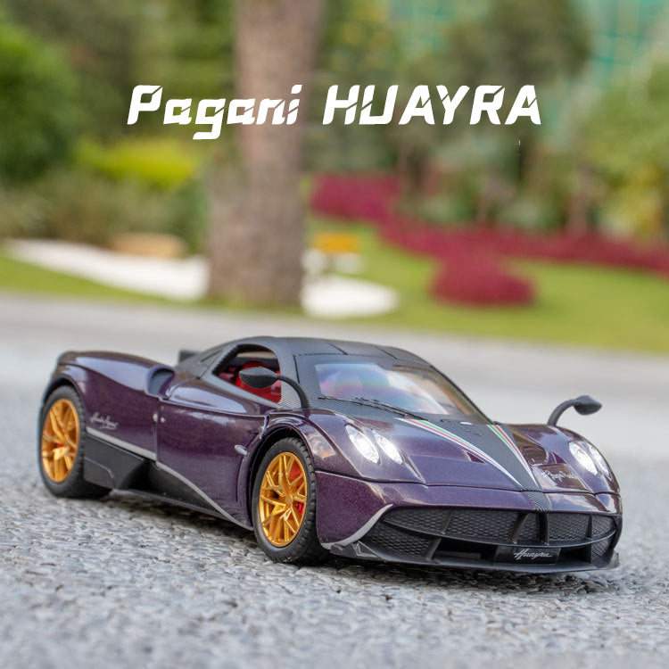 Pagani Huayra Dinastia 1:32 Pull Back Toy Car for Kids - Boys & Girls Gift (Purple)