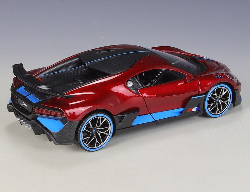 NestyFox 1:32 Bugatti Divo Alloy Car Model – Sound, Lights & Pull-Back Action