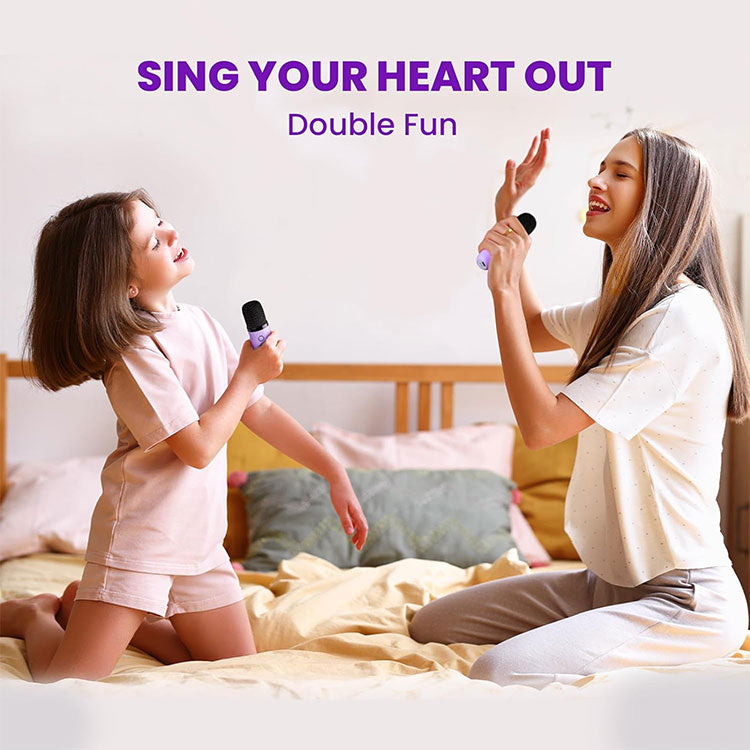 Bluetooth Speaker with Mini Wireless Karaoke Mic