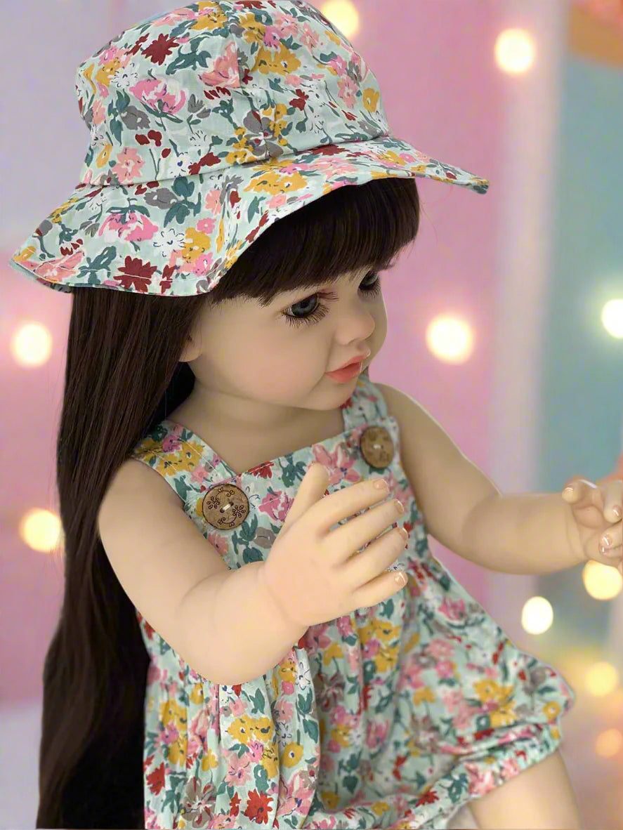 NestyFox 55 cm Realistic Silicone Baby Doll
