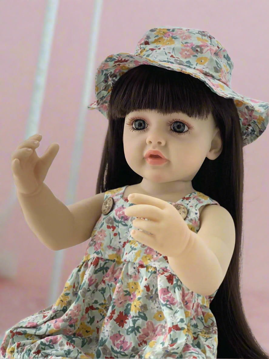 NestyFox 55 cm Realistic Silicone Baby Doll