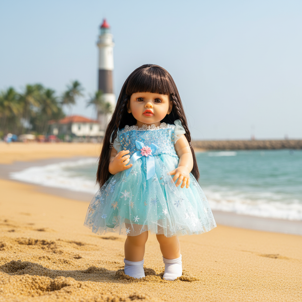 Enhanced - Marina Beach with Lighthouse