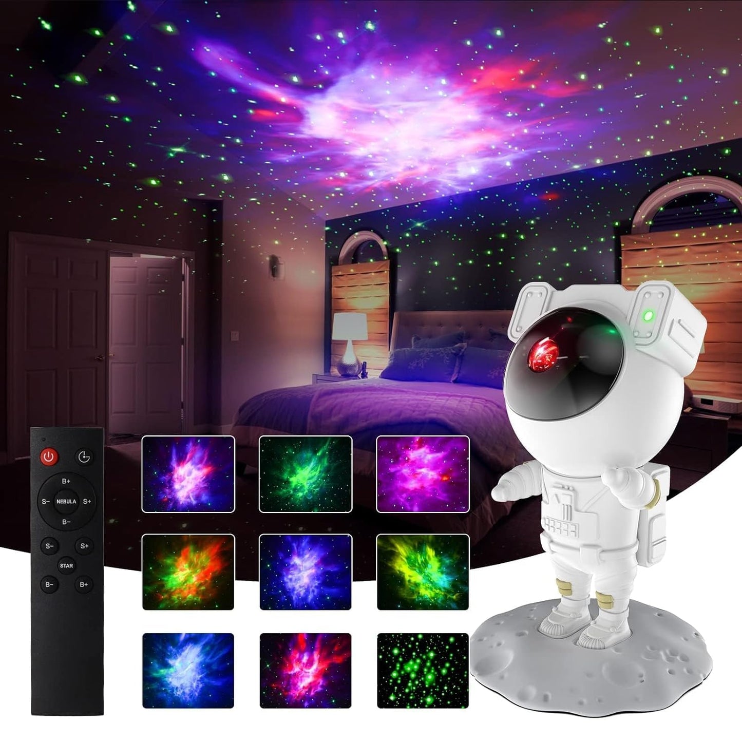 Galaxy Explorer Projector - Nebula Night Light - Dehradun Deals HubNight Lights