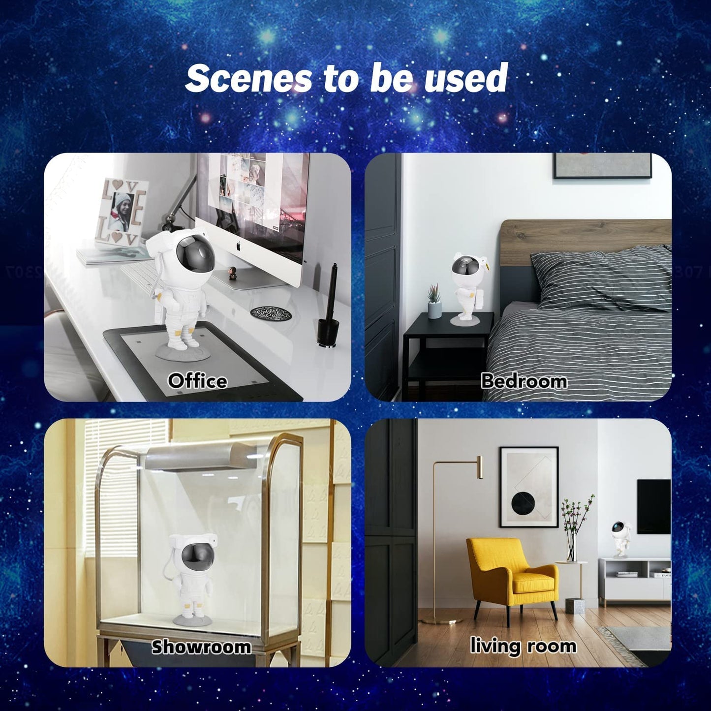 Galaxy Explorer Projector - Nebula Night Light - Dehradun Deals HubNight Lights