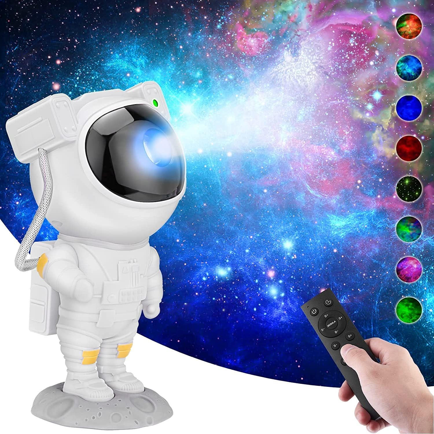 Galaxy Explorer Projector - Nebula Night Light - Dehradun Deals HubNight Lights