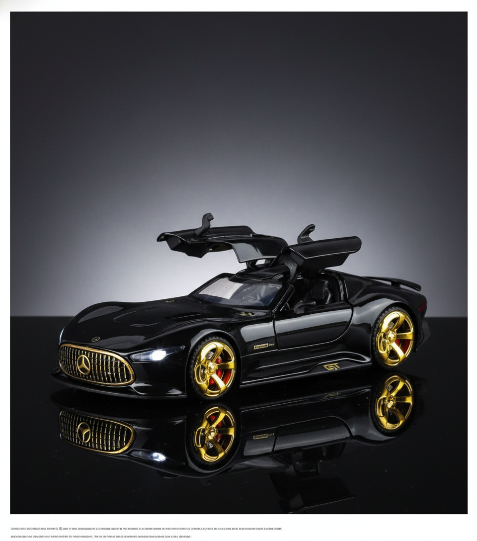 NestyFox CHE ZHI Mercedes AMG Die-Cast Model Car – Alloy Body, Sound & Light Effects