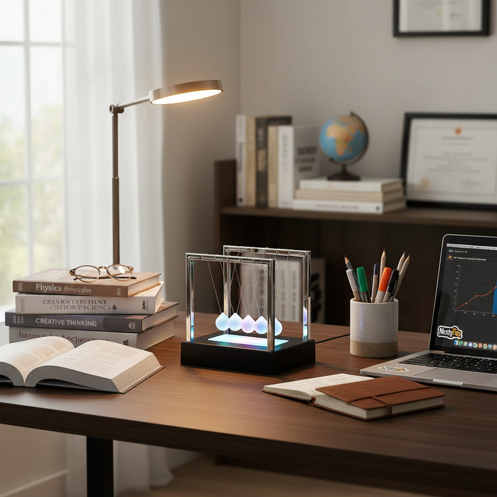 Lifestyle - Study room desk with books
