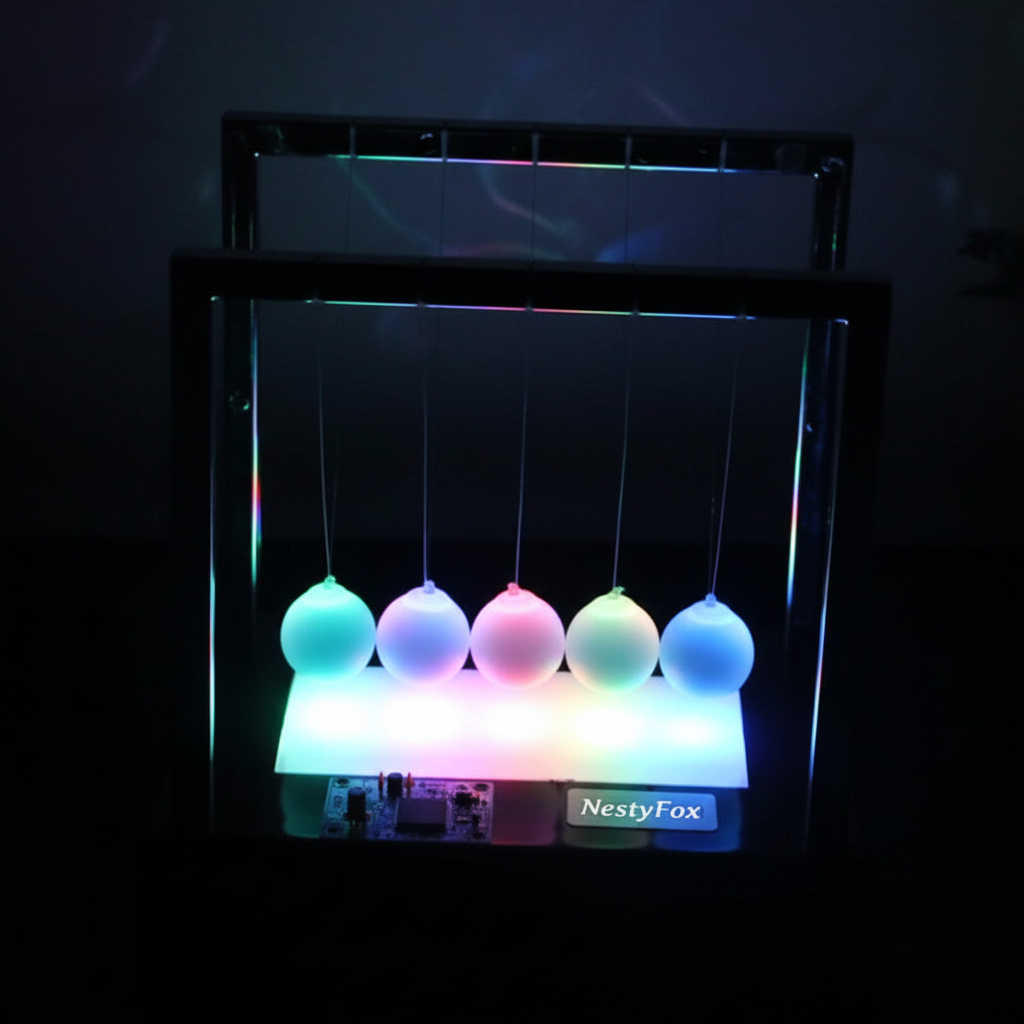 Dark ambiance - LED glowing with rainbow colors