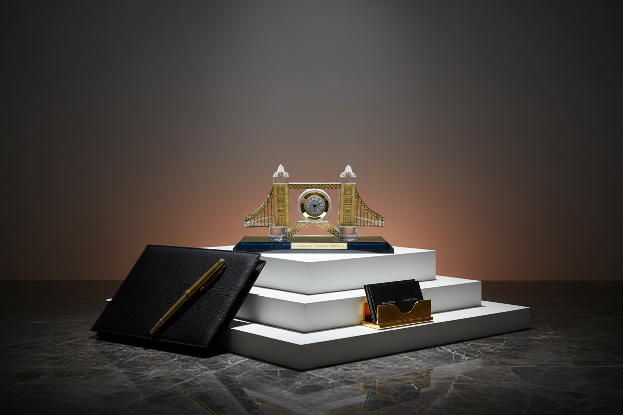 Executive office desk display