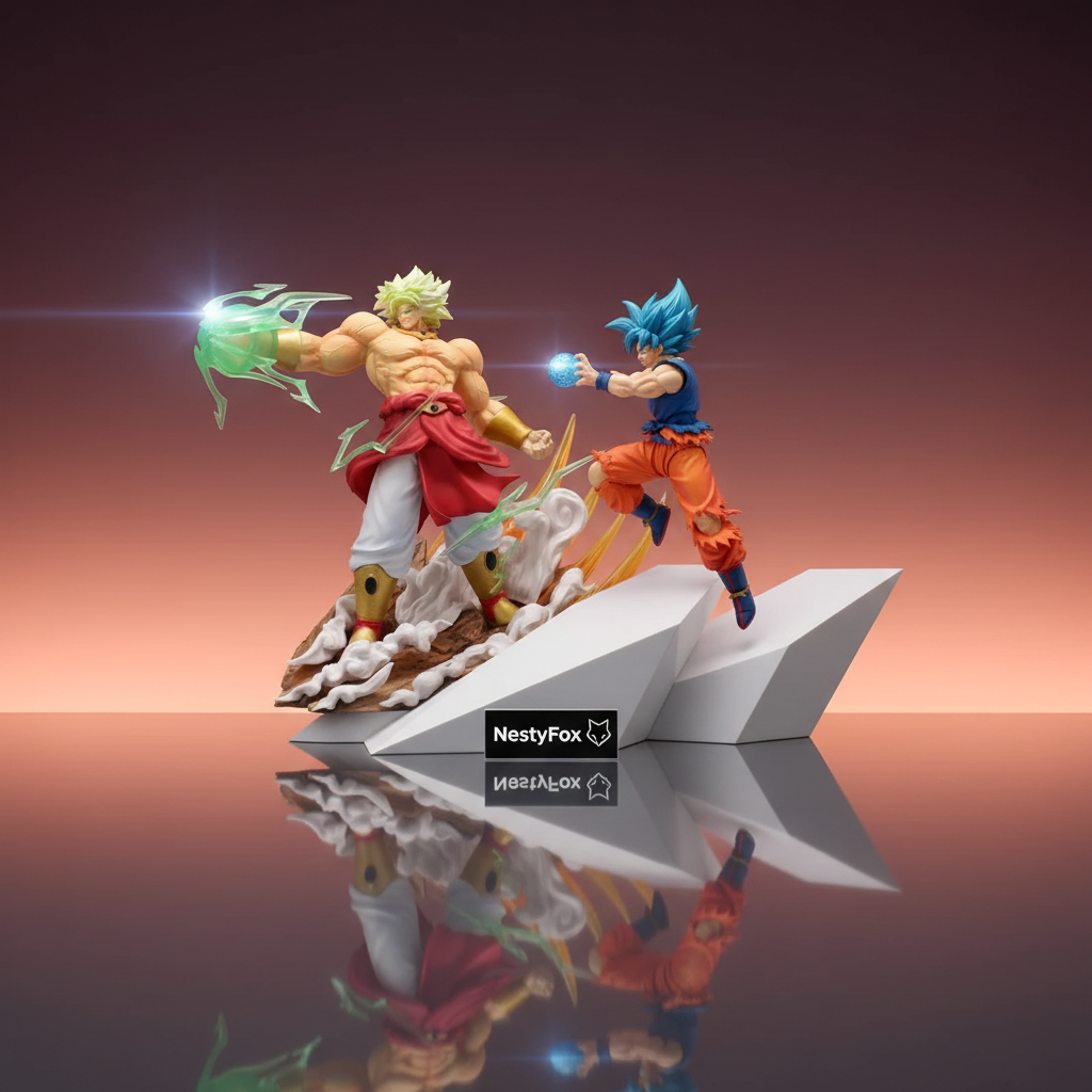 Full Diorama View - Burgundy Coral Gradient