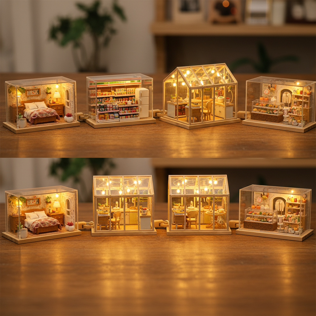 Modular series - connect all mini world rooms